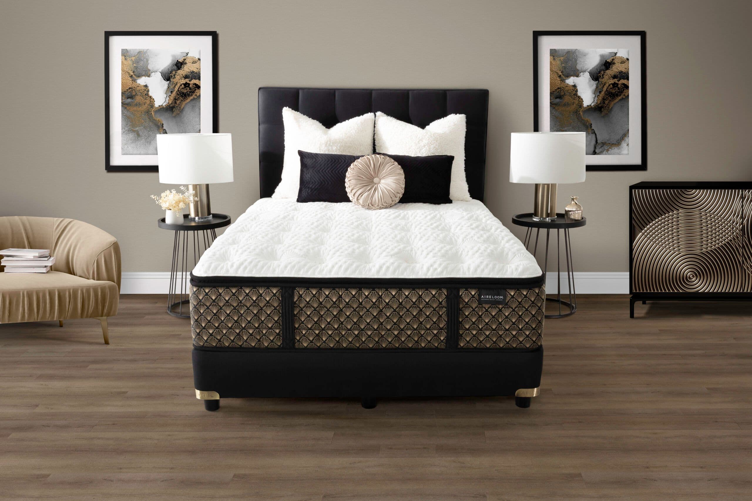 Aireloom Night Stars luxury mattress in a styled bedroom setting