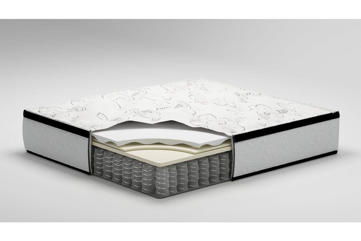 Ashley Sleep Chime 12-inch hybrid mattress cross-section