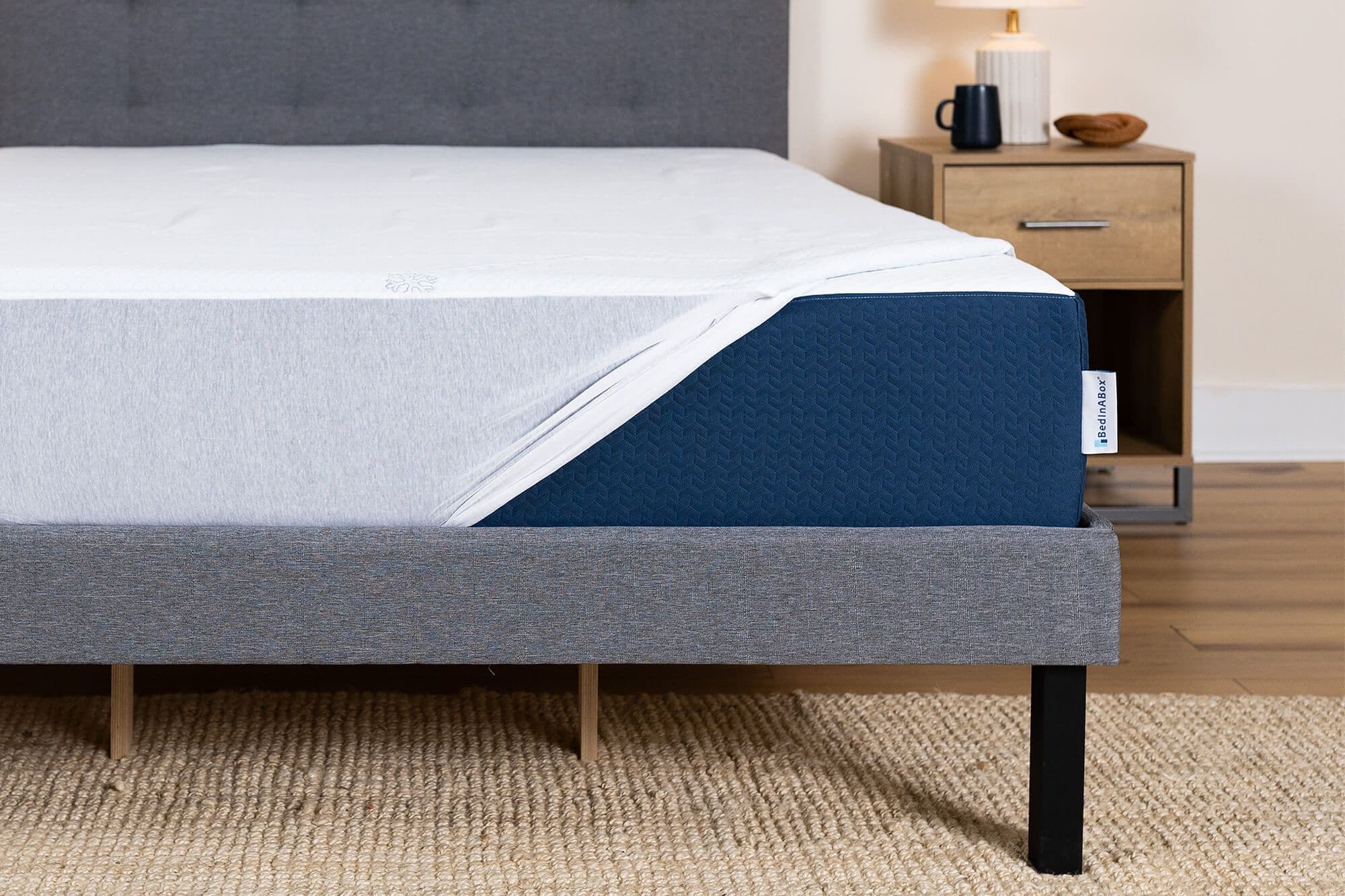 BedInABox memory foam mattress in a bedroom setting